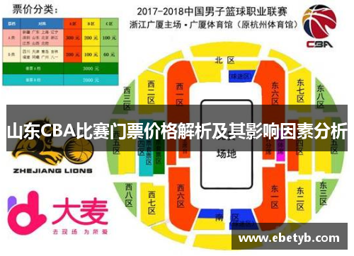 山东CBA比赛门票价格解析及其影响因素分析